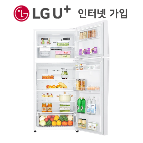 LG인터넷가입 신청 LG멀티냉각냉장고 507L B502W33인터넷가입 할인상품