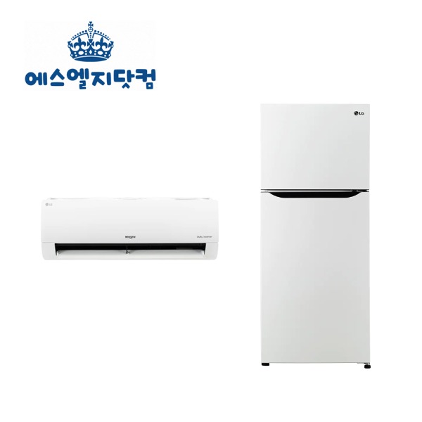 LG인 터 넷가입 에스엘지닷컴 LG벽걸이6평형 인버터에어컨 냉장고189L인터넷가입 할인상품