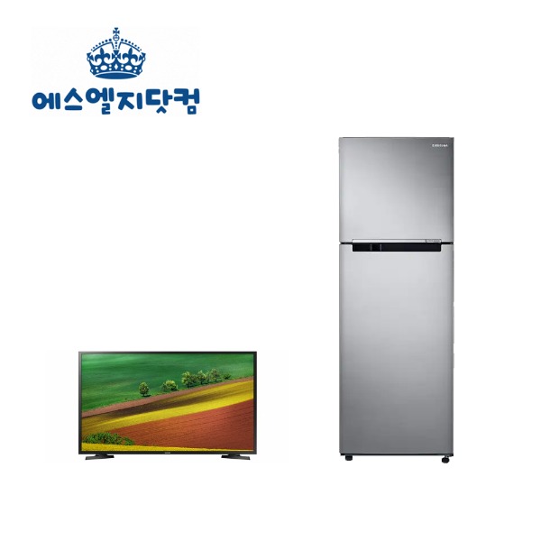 LG인 터 넷가입 에스엘지닷컴 삼성32인치TV 냉장고317L RT32N503HS8인터넷가입 할인상품